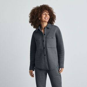 Everlane quilted shirt jacket